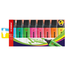 STABILO BOSS ORIGINAL - Highlighter - Pack of 8 - Assorted Colours