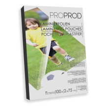 ProProd Premium A4 75/80mic, Glossy Laminating Pouch (Pack of 100), Packaging May vary
