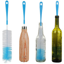 ALINK 17in Extra Long Bottle Cleaning Brush Cleaner for Washing Narrow Neck Beer, Wine, Kombucha,Carafe, Yeti, Brewing Bottles