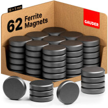 GAUDER Magnets for Whiteboard, Notice Board & more | Magnets for Crafts | Fridge Magnets (62 pieces)