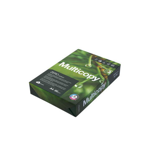 Multicopy Zero A4 80gsm Printer Paper - 1 Ream (500 sheets) 1