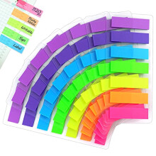 Hanyousheng Sticky Notes, 1120Pcs Index Tabs, Page Markers, Mini File Tabs, Book Markers, Bright Colors Page Index Stickers, Writeable Labels for Page