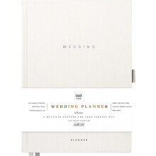 Award Winning UK Comprehensive Wedding Planner Book and Organiser for the Bride | Tissue Wrapped in a Gift Box | Cushioned Cover | Elegantly Designed