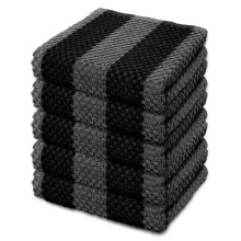 LIXURIATE Stripe Designed Tea Towels for Kitchen - 100% Cotton | Super Absorbent & Quick Drying Hotel Quality Kitchen Towels Set | 60 x 40 cm -