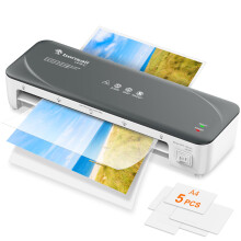 Bonsaii A4 Laminator Machine with Never Jam Technology, Dual Heat Settings, High-Speed Laminating, Max 230mm Width (A4 Size) - Ideal for Home, Office,