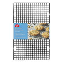 Tala Large Non-Stick Cooling Rack - Perfect for Cooling Freshly Baked Goods Including Muffins, Cookies, Biscuits and Cakes - Measures 40 x 25cm, Black