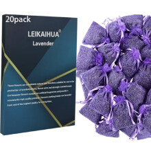 20X Lavender filled bags drawers,(7x9cm) wardrobe fresheners?lavender moth repellent for wardrobes, suitable for pillows, cars, shoe cabinets,
