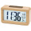 aboveClock Digital Alarm Clock, Wooden Bedside Clock with Large LCD Backlit Display, Temperature, Snooze Function, Brightness Sensor, 3 AAA Battery 1