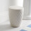 Addis Addis 518030 Diamond Style Round Swing Lid Bathroom Bin, White 2