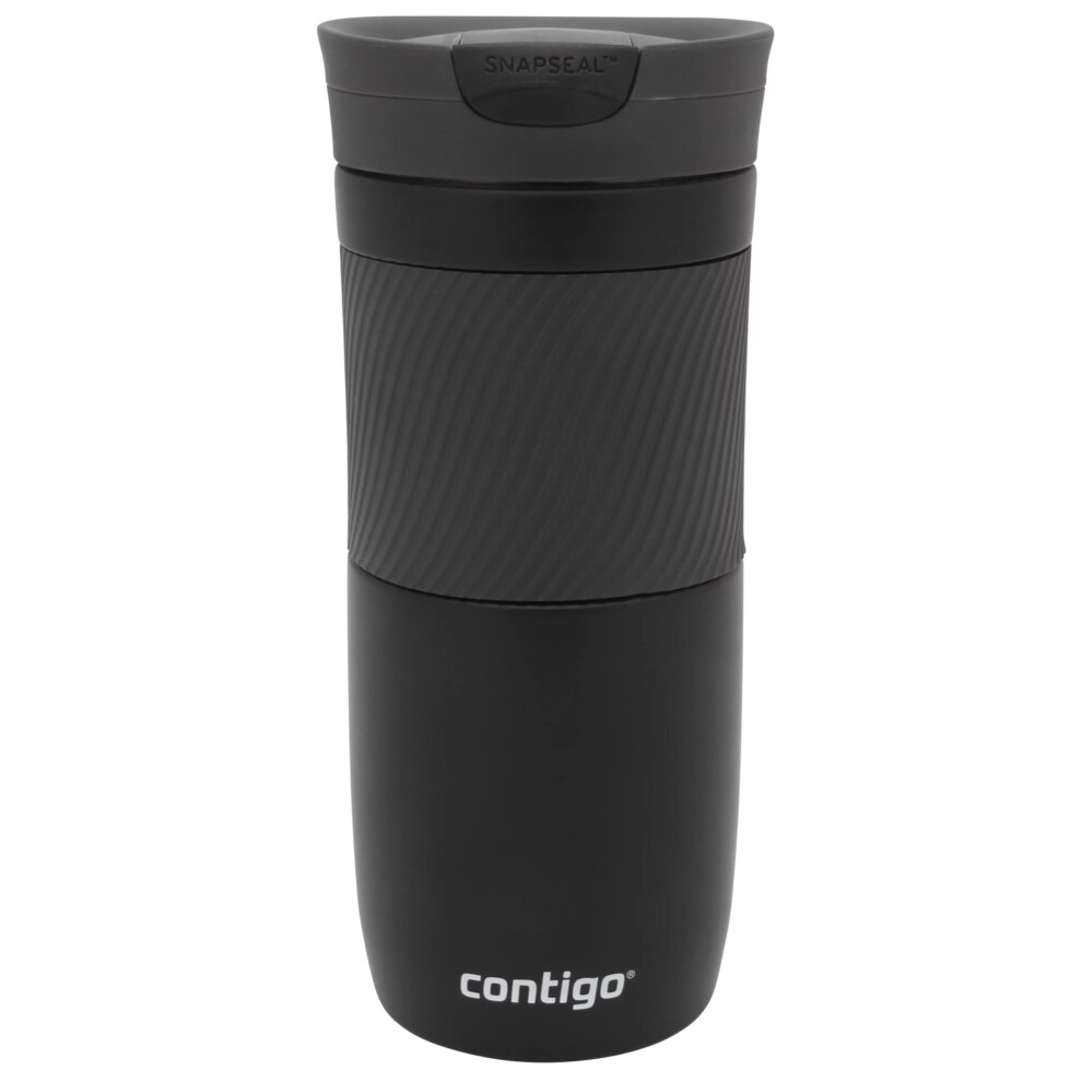 Contigo Byron Snapseal Travel Mug | Stainless Steel Thermal Mug | Vacuum Flask | Leakproof Tumbler | Coffee to Go Mug with BPA Free Easy-Clean Lid |