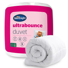 Silentnight Ultrabounce 10.5 Tog Single Duvet ? All Year Duvet Quilt Ideal for Summer and Winter ? Hypoallergenic and Machine Washable - Single, White