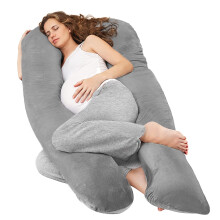 Nuliie Pregnancy Pillow for Sleeping, U Shaped Full Body Pillow Pregnancy Pillows, Maternity Pillow Support for Back, Hips, Legs for Pregnant Women,