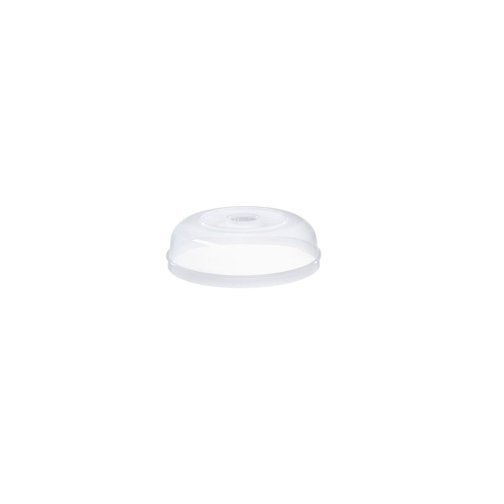 Gastromax Clear Microwave Cover For Food 25Cm Wide W/ Air Vent - Bpa Free Plastic Food Safe Microwave Oven Plate Cover - Dishwasher Safe Microwave