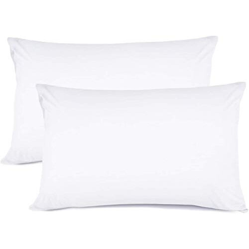 Egyptian Cotton 200 Thread Count Pillow Cases 2 Pack (White)