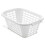Addis Addis 510610 Rectangular Laundry Basket in White, 1 - Pack 1