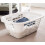 Addis Addis 510610 Rectangular Laundry Basket in White, 1 - Pack 3