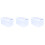 Really Useful Really Useful Box Nestable Plastic Storage 83 Litre Clear (Pack of 3) 3
