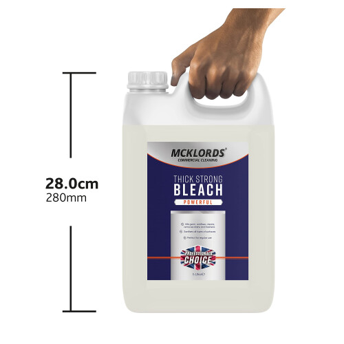 McKLords Thick Strong Bleach, 5 Litre 2