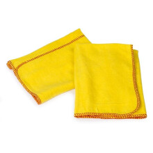 YD1001 HOUSEGADS Jumbo Yellow Duster - 100% Cotton, Washable, Reusable, Heavy-Duty Cleaning Cloth for Kitchen and Dusting (35x45 cm)