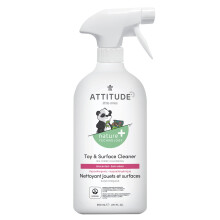 ATTITUDE Toy and Surface Cleaner, EWG Verified Multi-Surface Products, Vegan, Naturally Derived Multipurpose Cleaning Spray, Unscented, 800 mL