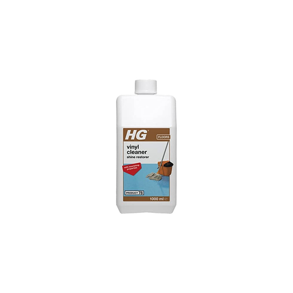 Hg Vinyl Floor Cleaner & Shine Restorer, Lvt Floor Cleaner & Linoleum Floor Cleaner, Multi Surface Floor Cleaner Liquid, Rubber Floor Cleaner & Lino