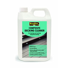 Rustins Composite Decking Cleaner - Effective Mold and Mildew Remover | Deep Cleaning Solution for Decks, Patios, and Outdoor Spaces 4 litre