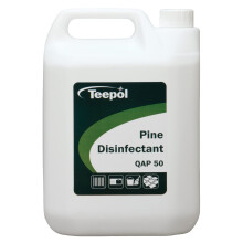 Teepol Pine Disinfectant Liquid QAP 50-5L Concentrated Disinfectant General Purpose Cleaner, Kills 99.9% of Germs Floor Cleaning Liquid - Suitable For