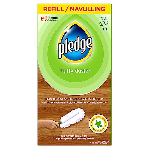 Pledge Fluffy Duster Refills x5 (Pack of 4) 1