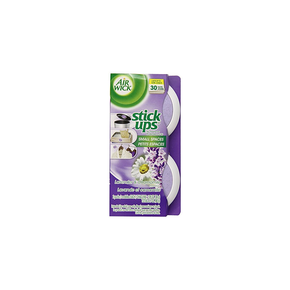 Air Wick Stick Ups Air Freshener, & Chamomile, 2Ct Lavender