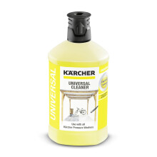 K?rcher 1 L, Universal Cleaner Plug and Clean, Pressure Washer Detergent, Yellow