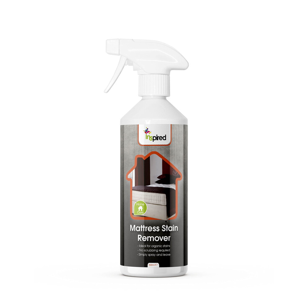 Inspired Professional Mattress Stain Remover, Organic Stain Remover, Removes Blood, Urine & Faeces, 500 ml