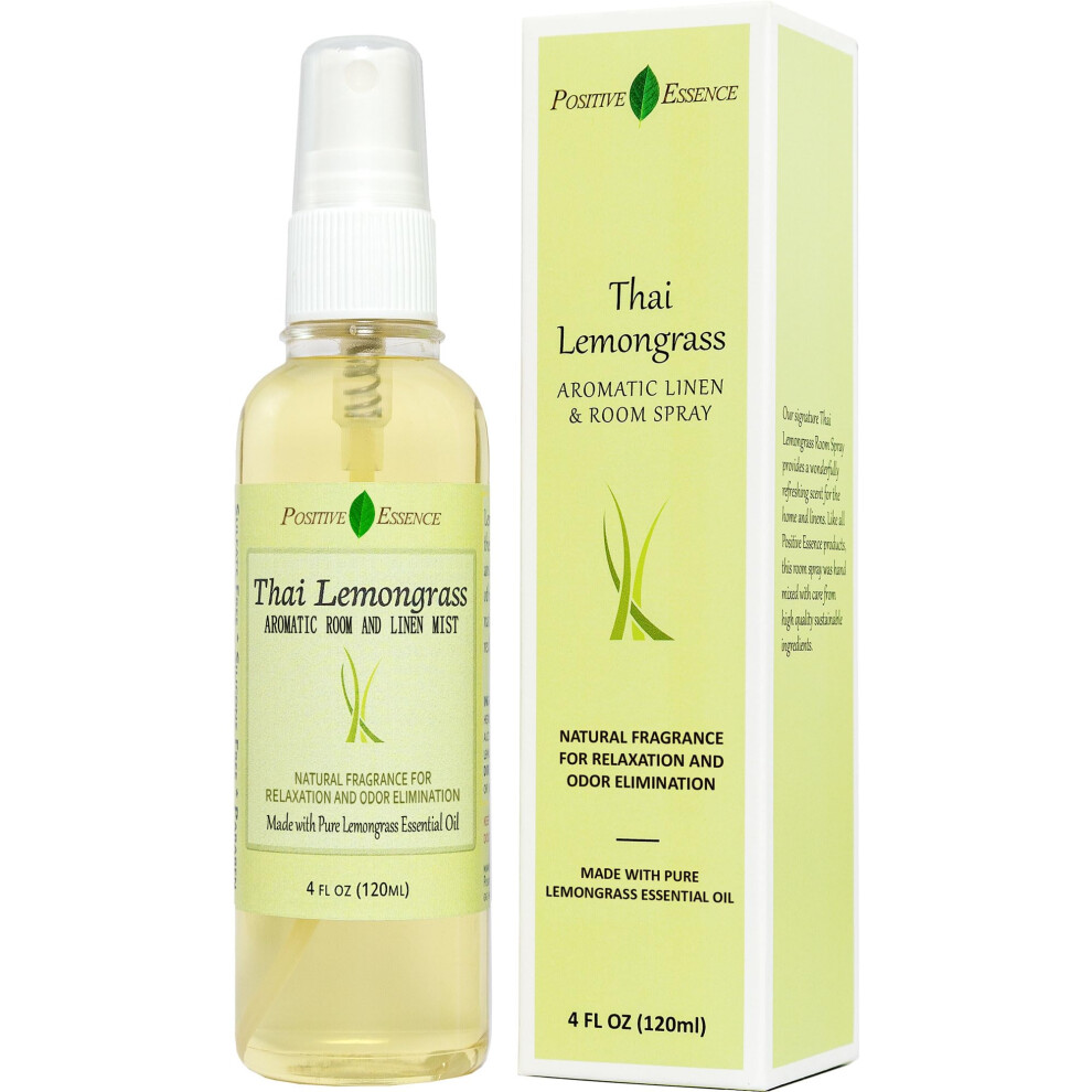 Thai Lemongrass Linen and Room Spray, Natural Air Fresheners Made with Pure Lemongrass Essential Oil, Bathroom Air Freshener, Relaxing Pillow Spray-image-OPC-PGPHS9N-NEW