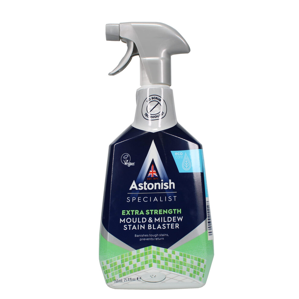 Astonish Specialist Extra Strength Mould & Mildew Stain Blaster Spray, For Fast Mould Removal, 750Ml