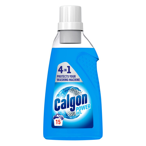 Calgon 4-in-1 Washing Machine Cleaner and Water Softener Gel 750 ml, Removes Limescale, Residue, Dirt, Rust & Malodours, Deep Clean