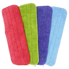 4 Pack Spray Mop Heads Replacement Mop Pads Reveal Mop Cleaning Pad ,Fit for All Spray Mops & Reveal Mops Washable 16.5*5.11 Inches. (Colors)