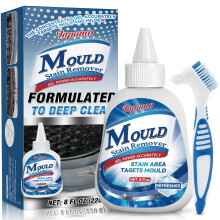Mould Remover Gel, 8 Fl Oz Household Mould and Mildew Remover, Household Washing Machine Cleaner for Toilet Washing Machine Seal Bathroom Kitchen Sink