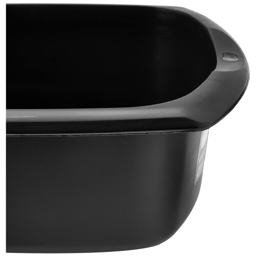 Addis Addis Rectangular Washing Up Bowl, Soft Black, 9.5 Litre 1