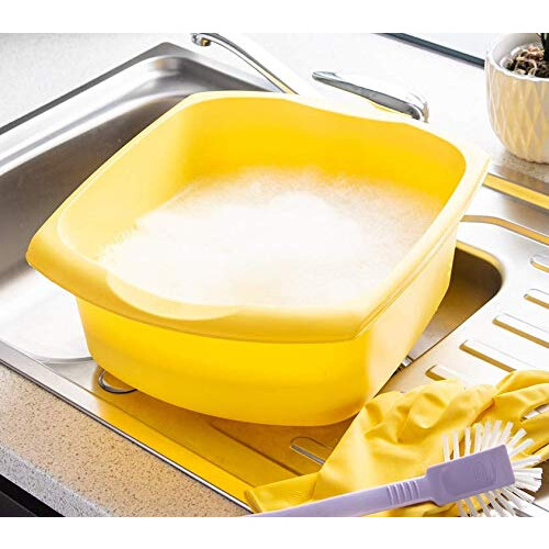 Addis Addis Large Yellow Rectangular Bowl, 9.5L 631895 1
