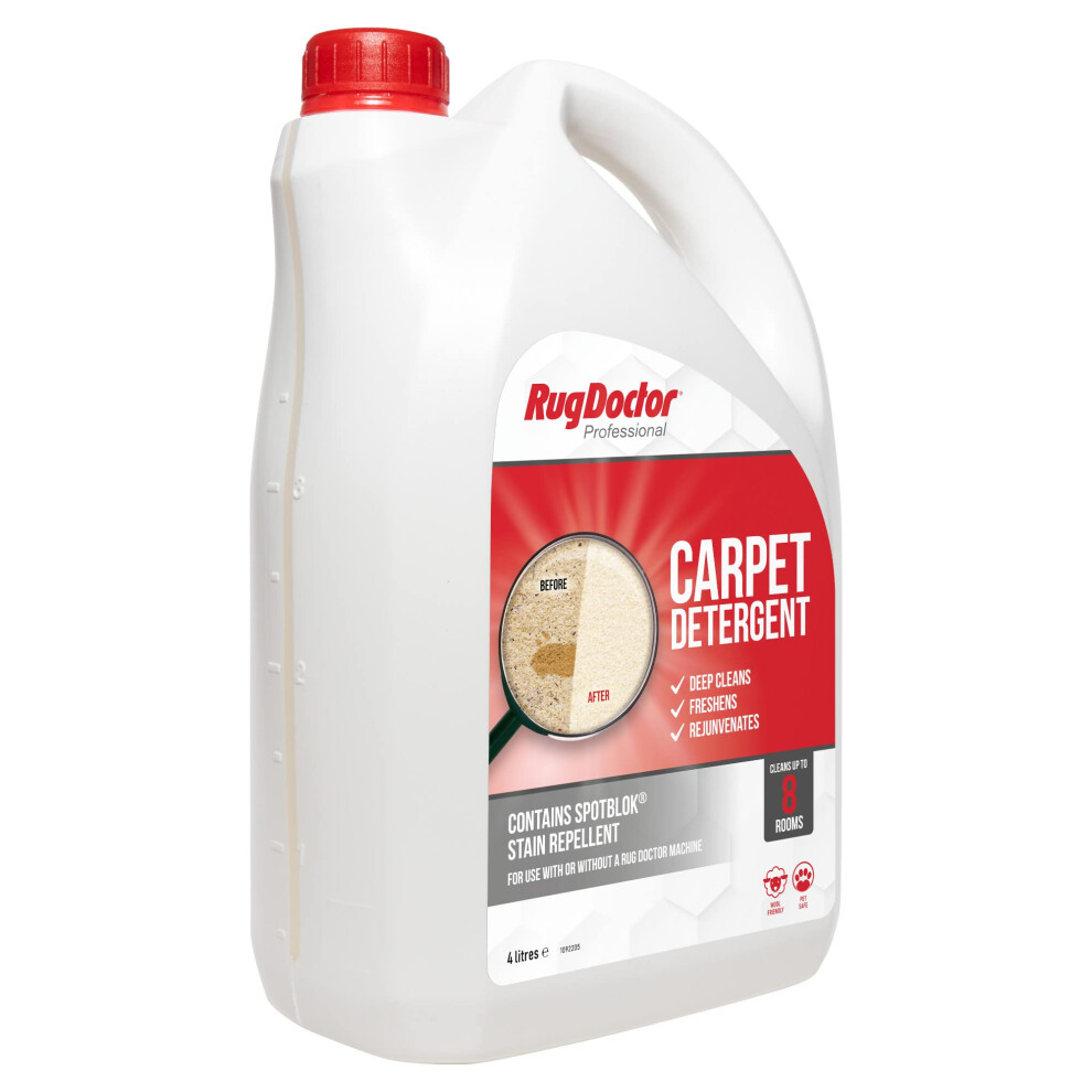 Rug Doctor Carpet Detergent With Spotblok, 4 Litre