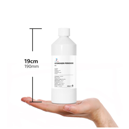 True Chem - Hydrogen Peroxide 6% Solution, 20 Vols, 500ml 2
