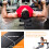 WINNOW Weight Bench Folding Workout Bench with Carrying Handle Flat Home Training Multiuse Fitness Bench 5