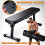 WINNOW Weight Bench Folding Workout Bench with Carrying Handle Flat Home Training Multiuse Fitness Bench 4