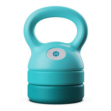 YANZHI Adjustable Kettlebell 5-12lbs, Blue, Cast Iron, Great for Women/Men Training Fitness, Full-Body Workout and Strength Training