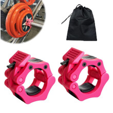 Barbell Clamps Olympic Bar Collars 2 Inch Quick Release Barbell Lock Clamp Locking Standard Bar Weight Plates Collar Clips for Workout Weightlifting