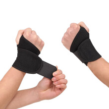 Wrist Supports 1Pair, Wrist Straps Right&Left Hand, Wrist Compression Support for Fitness, Wrist Braces for Gym, Breathable Adjustable for
