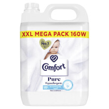 Comfort Pure Sensitive Fabric Conditioner 4.8L (160 Washes) - Hypoallergenic, Dermatologist Tested, Gentle for Sensitive Skin; Mumsnet Rated 8.72E+12
