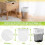 Bin Bags 20L with Drawstring Tie Handle,AOSULI White Bin Liners/Strong Trash Bags 3
