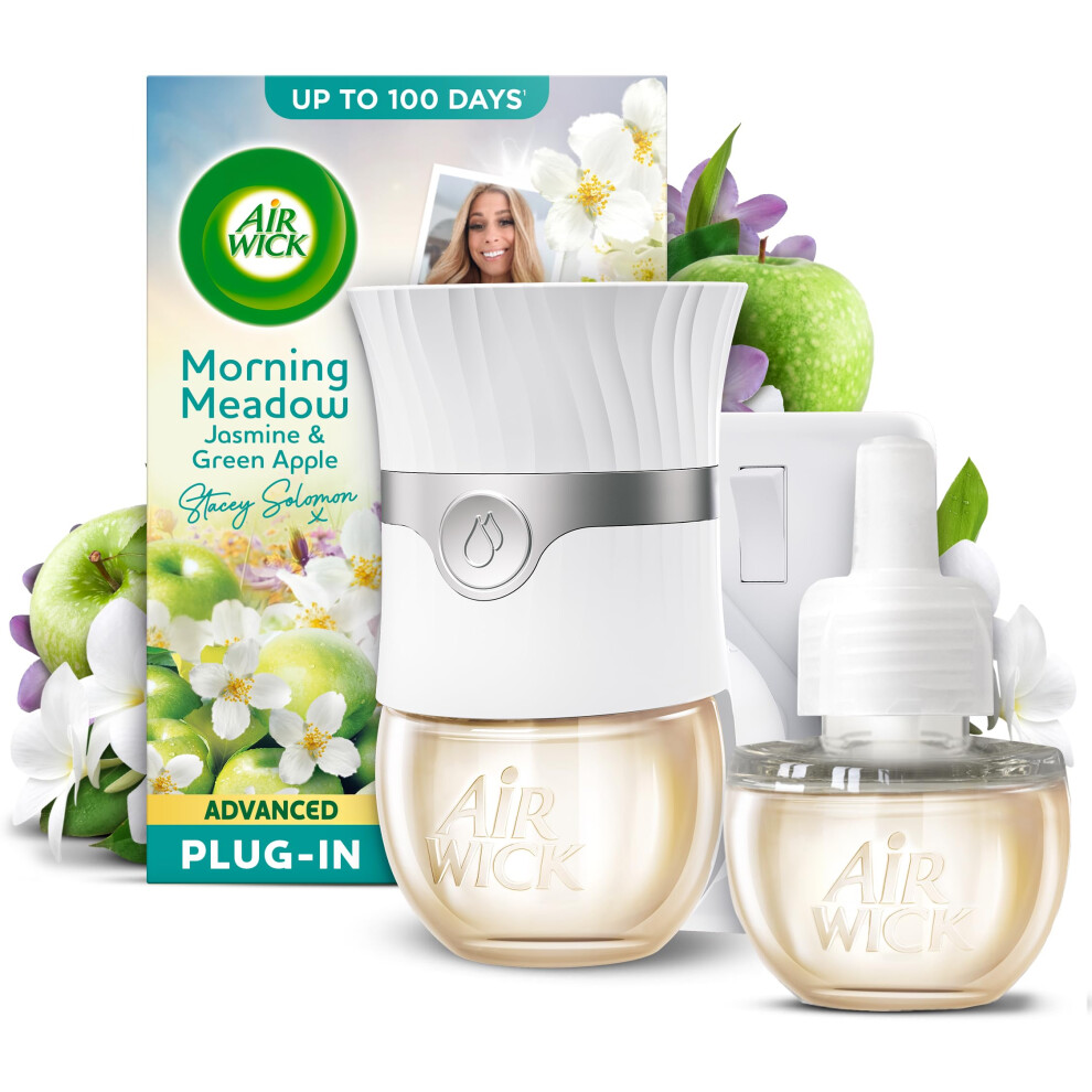 Air Wick Morning Meadow Advanced Electrical Plug-in Kit 19ml, Lasts for up to 100 Days, Air Freshener-image-OPC-PGPHTXB-NEW
