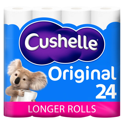 Cushelle Cushelle Original Toilet Roll 24 Longer Rolls