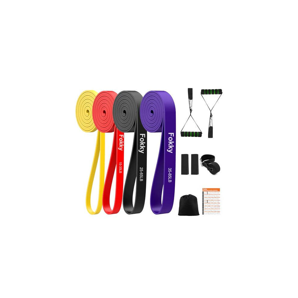 Photos - TRX & CrossFit Resistance Bands Set, 4 Levels Exercise Bands for Men Women,Pull Up Bands Gym for Crossfit Fitness Strength Training Yoga wi